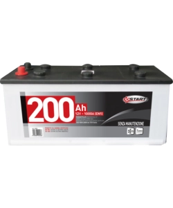 Batteria autocarro 200ah 1000a polo positivo:destro cassetta c